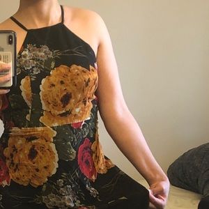 Black SHEIN backless maxi dress XS